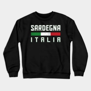 Sardegna / Italian Region Typography Design Crewneck Sweatshirt